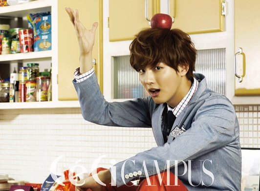 Yoon Shi Yoon Displays Boyish Charm For “Ceci Campus”