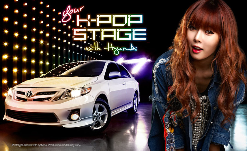 Be HyunA’s Friend in Her New Toyota Corolla CF