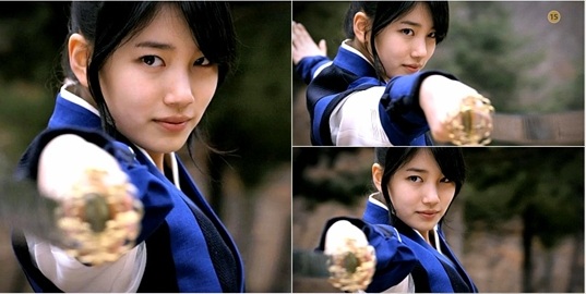 Suzy Looks Cooler than Most Men with a Sword!