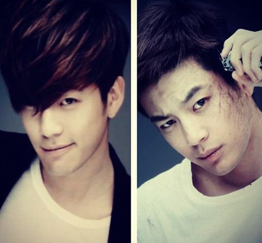 Se7en Looks Determined as He Shaves His Head Himself