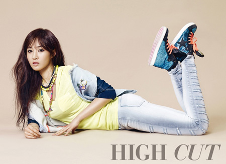 Girls’ Generation Yuri Looks Like a Spring Goddess for “High Cut”