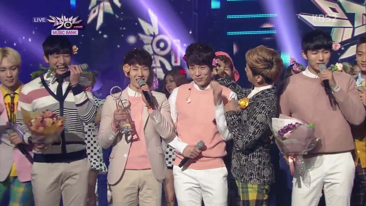 KBS Music Bank – 03.22.13 – 2AM’s “One Spring Day” Wins!