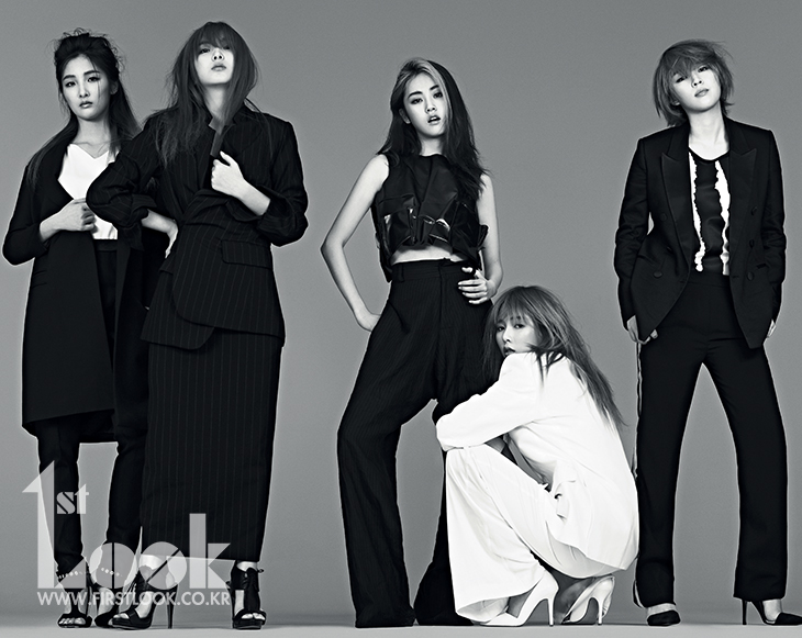 4minute Is Mannish But Sexy for 1st Look Photo Shoot
