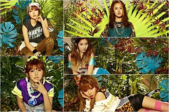 4minute are Queens of the Jungle in New Album Photos