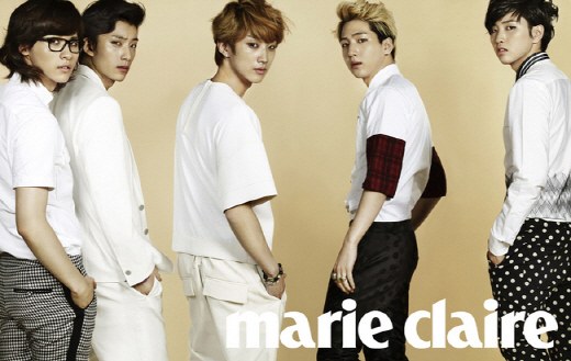 B1A4 Are Chic, Modern Men for “Marie Claire”