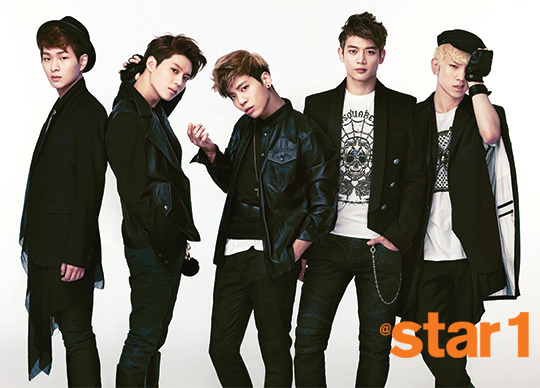 SHINee Transitions from Boy to Man for “@star1”