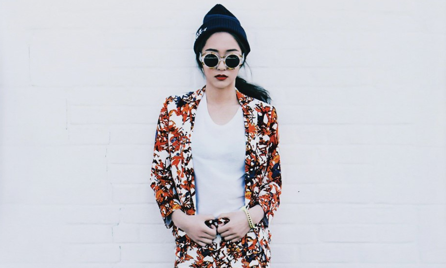 f(x)’s Krystal is Street Chic for “Harper’s Bazaar”