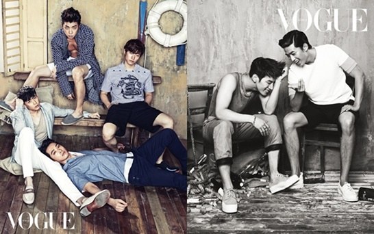 2PM Members are Friends on Vacation in “Vogue Korea” Pictorial