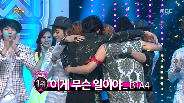 MBC Music Core 05.18.13 – B1A4 Takes Their First Ever Music Show Win