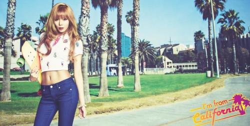 HyunA is a Gorgeous California Girl for “G by Guess”