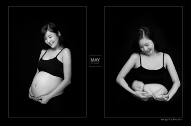 Actress Jang Young Ran Looks Beautiful in Pregnant and Post-Birth Photoshoot