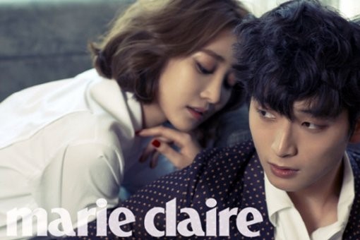 2AM’s Jinwoon and Go Joon Hee Get Close and Personal for “Marie Claire”