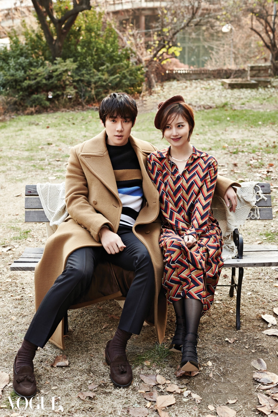 Yoo Yeon Seok and Moon Chae Won Are a Romantic Couple in Vogue Pictorial