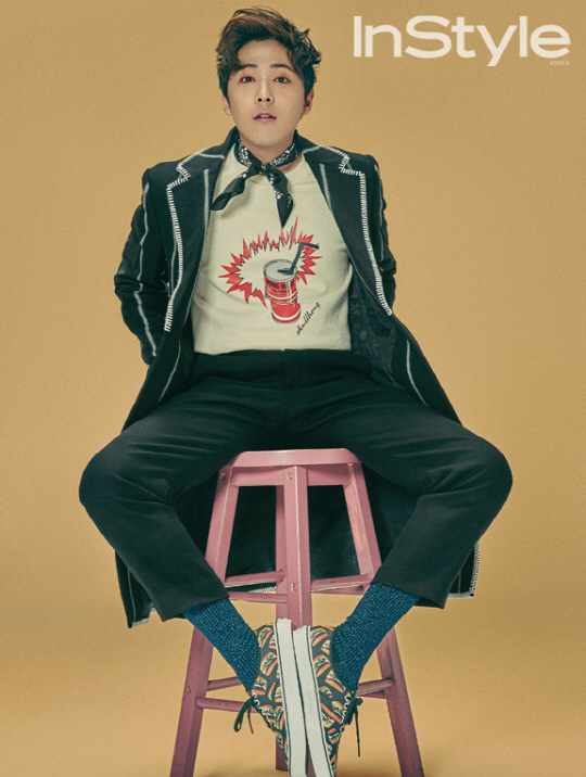 Lee Hong Ki Shows Off His Own Fashion Brand in InStyle