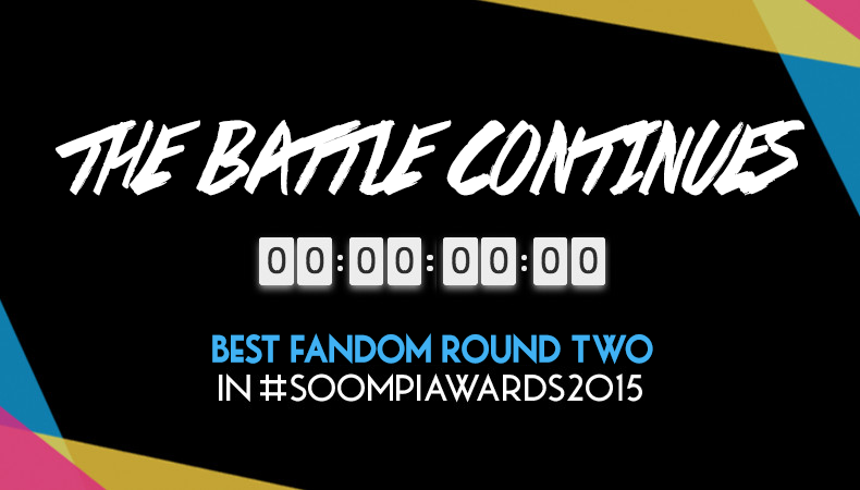 The Battle Continues - 24-Hours Only, Vote Round Two of Best Fandom in Soompi Awards 2015!