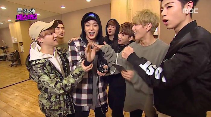 iKON Celebrates Bobby’s Invitation to “Meet My Ugly Friend” Special of “Infinite Challenge”