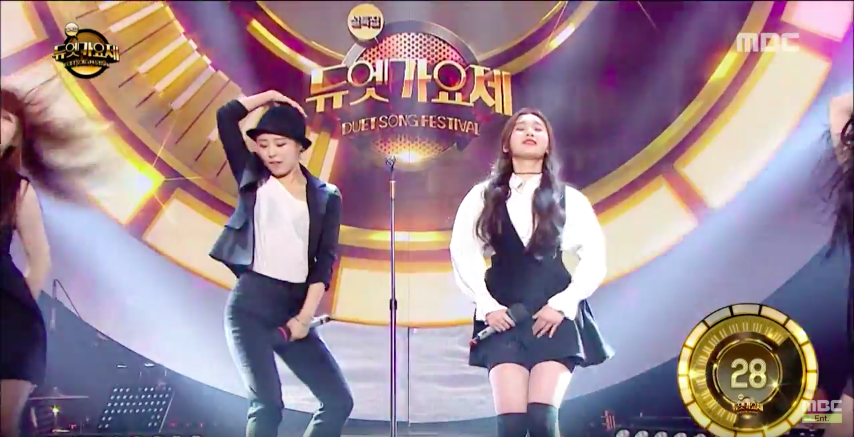 Watch: MAMAMOO’s Whee In and Rapper Hanhui Channel Their Inner Michael Jackson on 'Duet Song Festival'