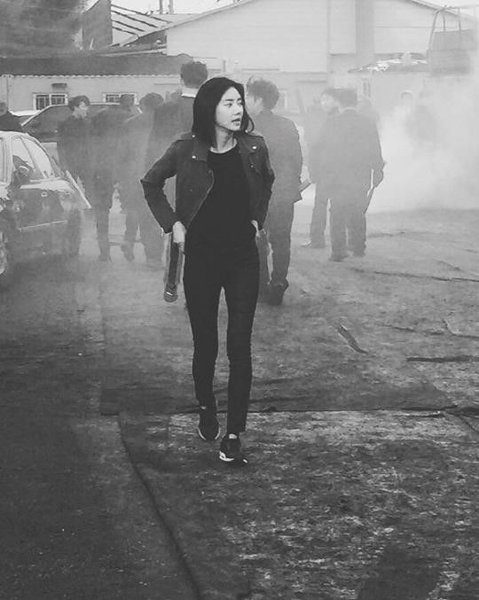 Son Dam Bi Shares Teaser Photo From Set of 'Mrs. Cop 2'