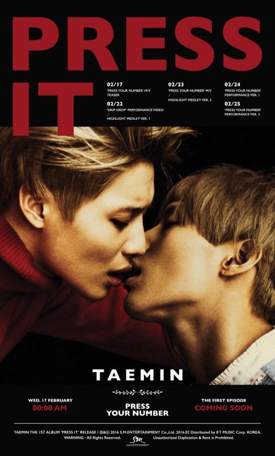 Updated: SHINee's Taemin Releases Performance Video Teaser for Pre-Single 'Drip Drop'