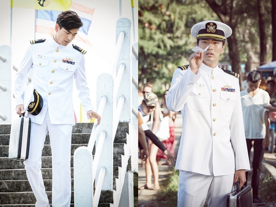 Lee Jin Wook Looks Sleek and Noble in Uniform for 'Goodbye Mr. Black'