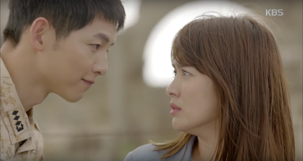 Yoo Shi Jin menyapa Kang Mo Yeon di Urk