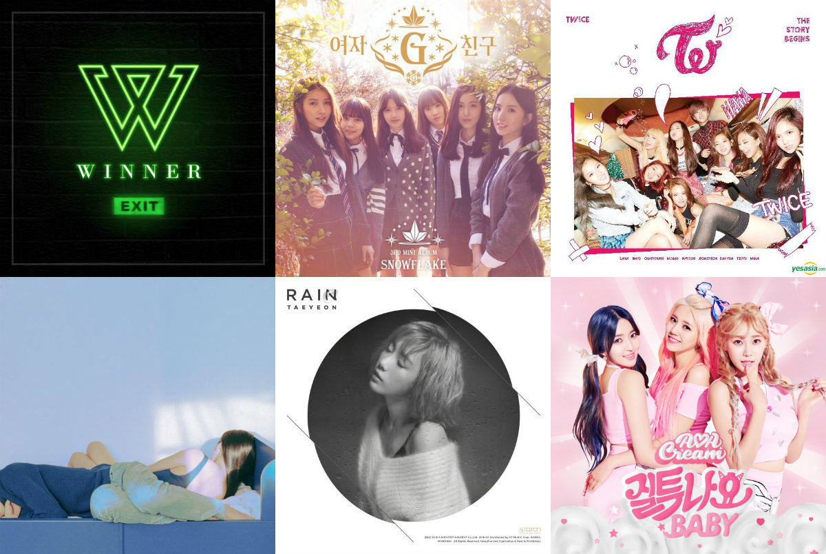 Weekly K-Pop Music Chart 2016 – March Week 1