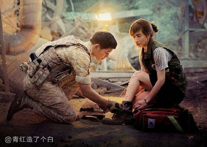 Lee Kwang Soo Is a Natural Female Lead In 'Descendants of the Sun' Fan Posters