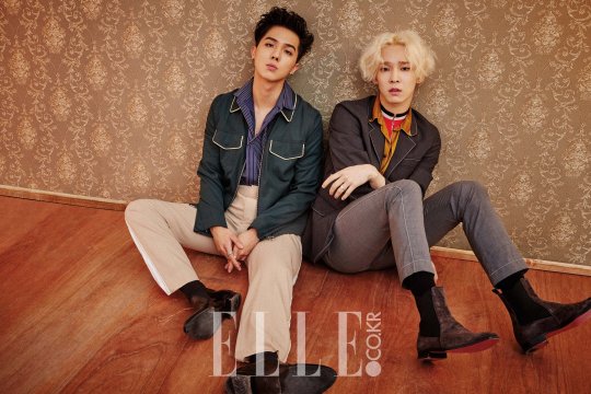 WINNER's Song Mino and Nam Tae Hyun Show Their Passion for Music in ELLE Magazine