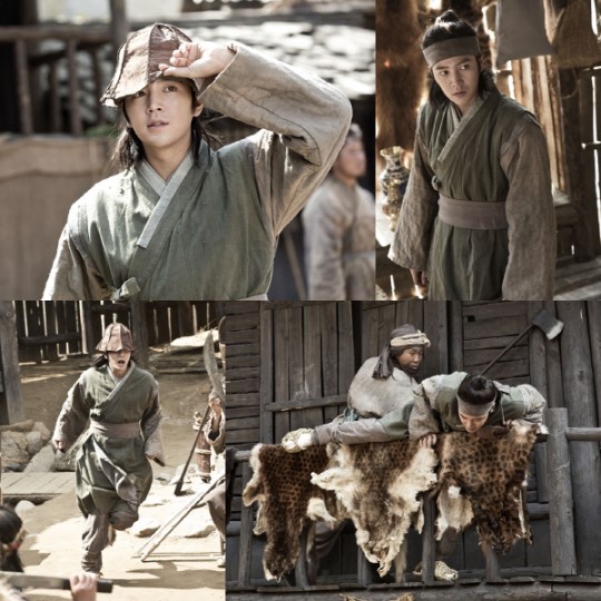 Jang Geun Suk Is Busy Running In 'Jackpot' Stills
