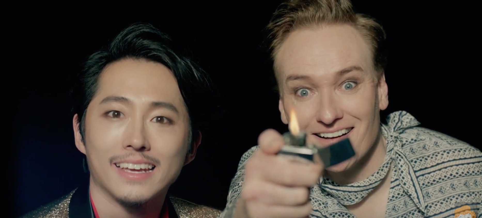 Conan O'Brien and Steven Yeun Become K-Pop Stars in Park Jin Young's 'Fire' MV