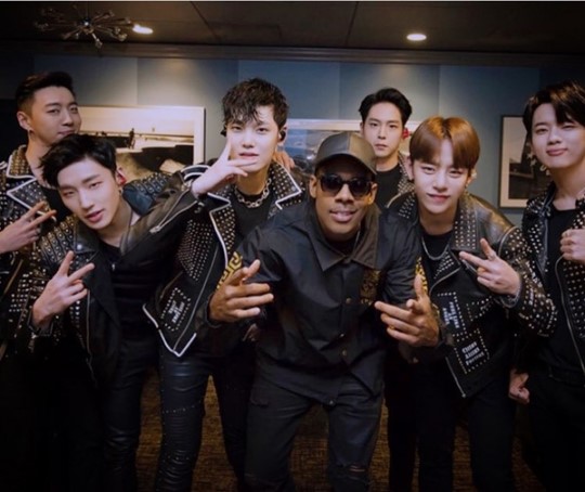 Mario Praises B.A.P After Meeting Them Backstage at L.A. Concert