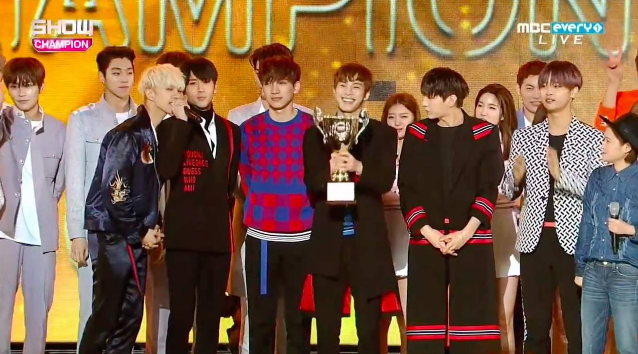 Watch: VIXX Takes 2nd Trophy For “Dynamite” On “Show Champion,” Performances By Yesung, Jung Eun Ji, NCT U, And More