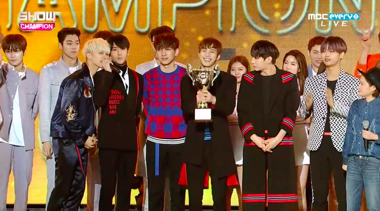 Watch: VIXX Takes 2nd Trophy For “Dynamite” On “Show Champion,” Performances By Yesung, Jung Eun Ji, NCT U, And More 