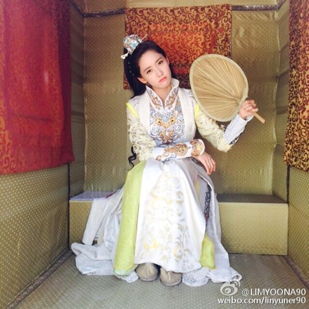 YoonA Is Her Adorable Self In 'God Of War, Zhao Yun' Behind The Scene Photos