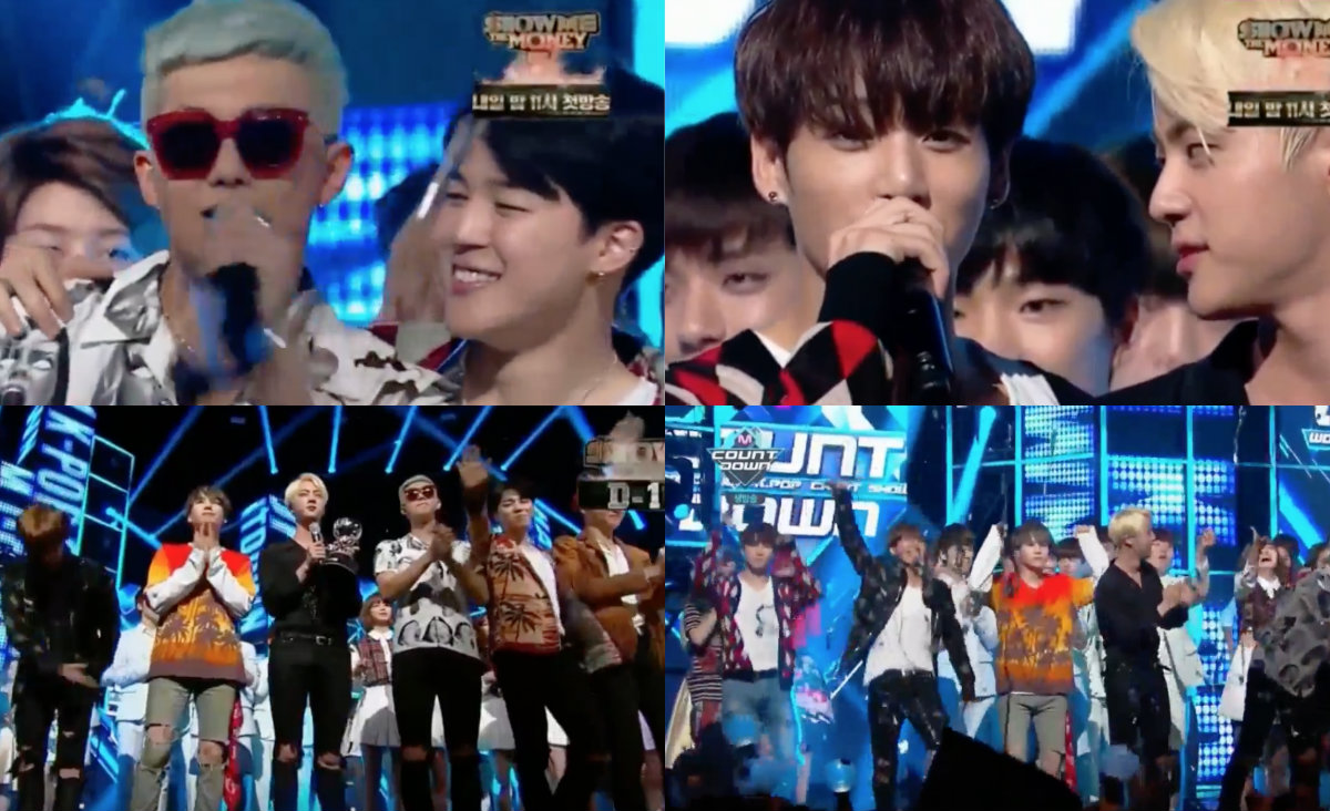 Watch: BTS Takes 1st Win For 'Fire' On 'M!Countdown' + Performances By Tiffany, Woohyun, AKMU, Stephanie, and More