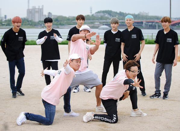 'Running Man' Cast Tries To Impress BTS?
