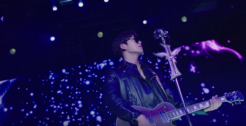 Watch: Kim Woo Bin Transforms Into a Rock Star In 