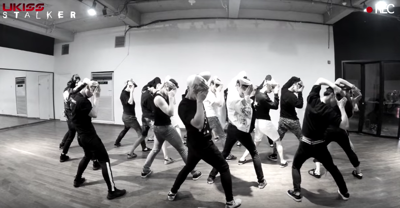 Watch: U-KISS Tears Up The Studio In Dance Practice Version Of 'Stalker'