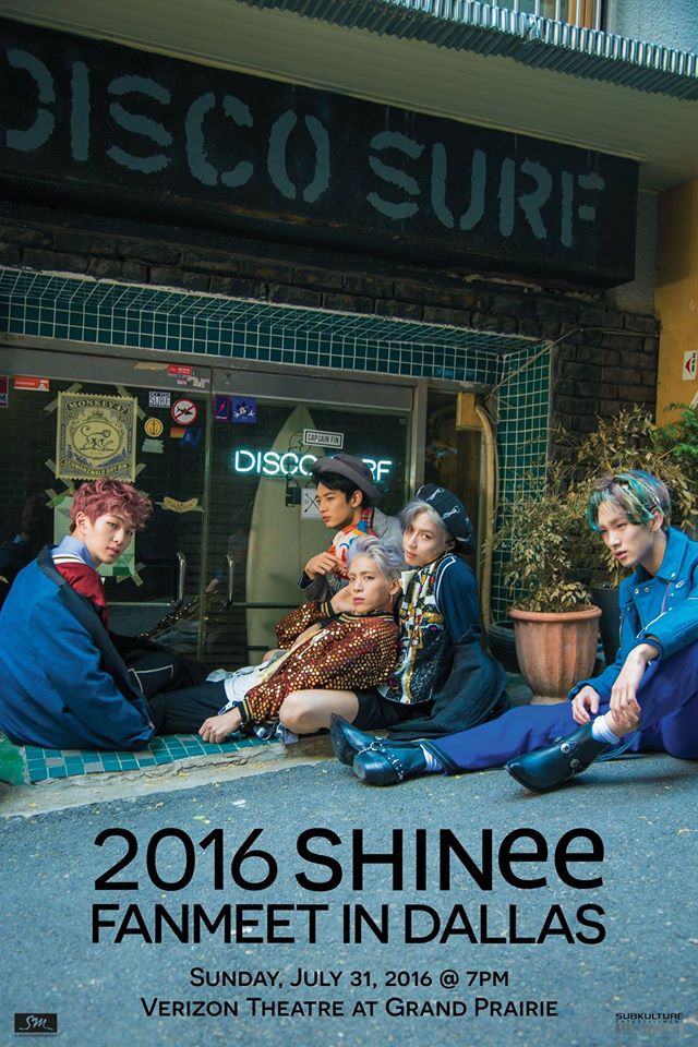 SHINee To Hold Their Second U.S. Fanmeet In Dallas Next Month
