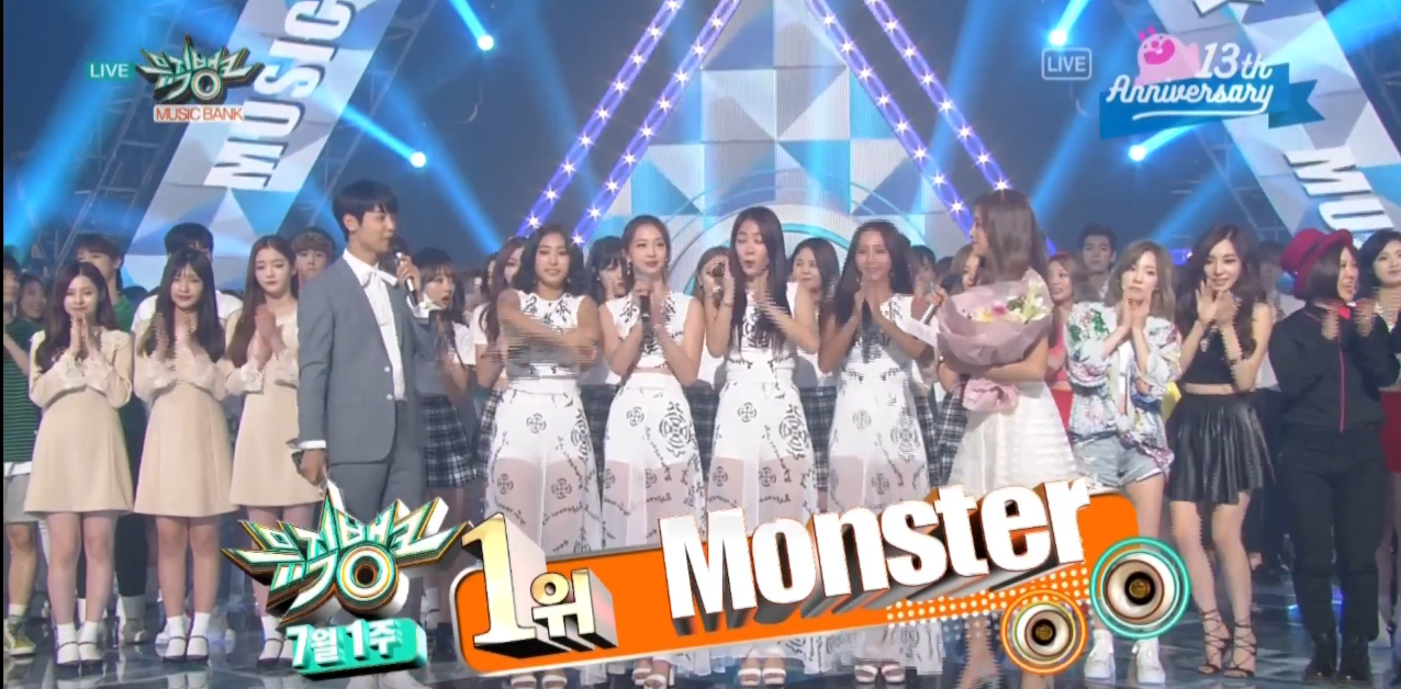 Watch: EXO Gets 9th Win With 'Monster' On 'Music Bank,' Performances By Taeyeon, SISTAR, EXID, And More