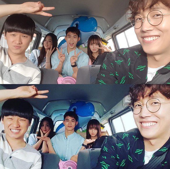 Kim So Hyun Shares Cute Group Shots With “Bring It On, Ghost” Cast Including Taecyeon And More