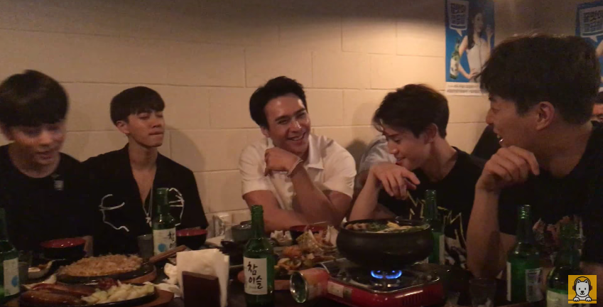 Watch: BEAST Drink And Sing 'Ribbon' Live