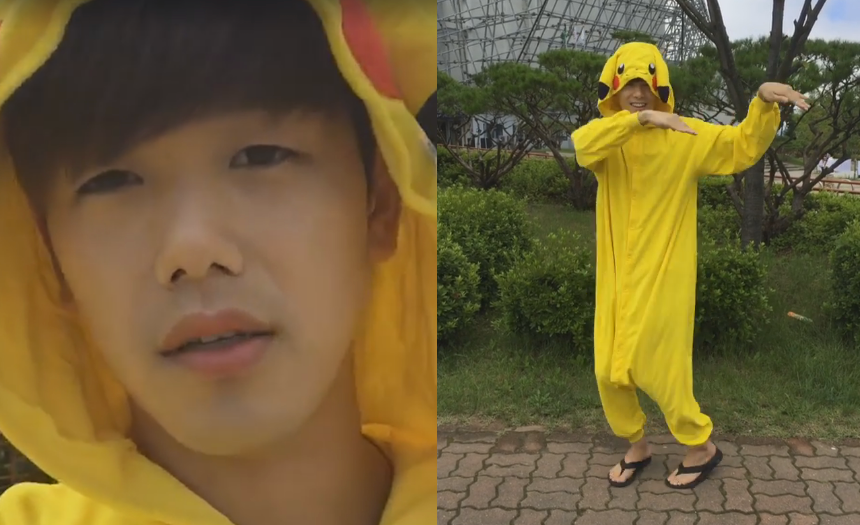 Watch: Eric Nam Dresses Up As Pikachu To Catch ‘Em All In Sokcho