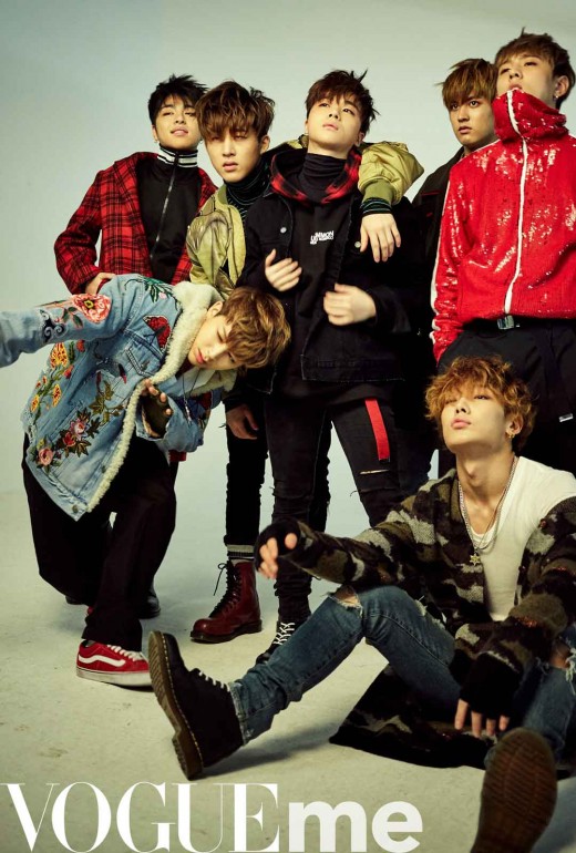 B.I. Shares How iKON Resolves Conflict In New Group Pictorial With Vogue Me