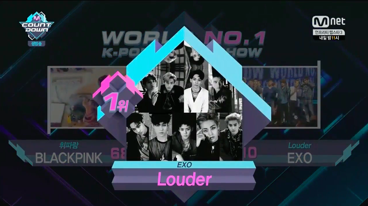 EXO Takes 1st Win For 