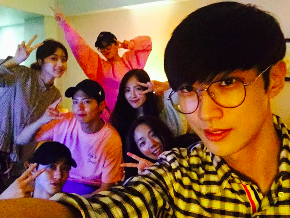 B1A4's Jinyoung Posts Photo Of 'Moonlight Drawn By Clouds'' Youth Squad On Vacation