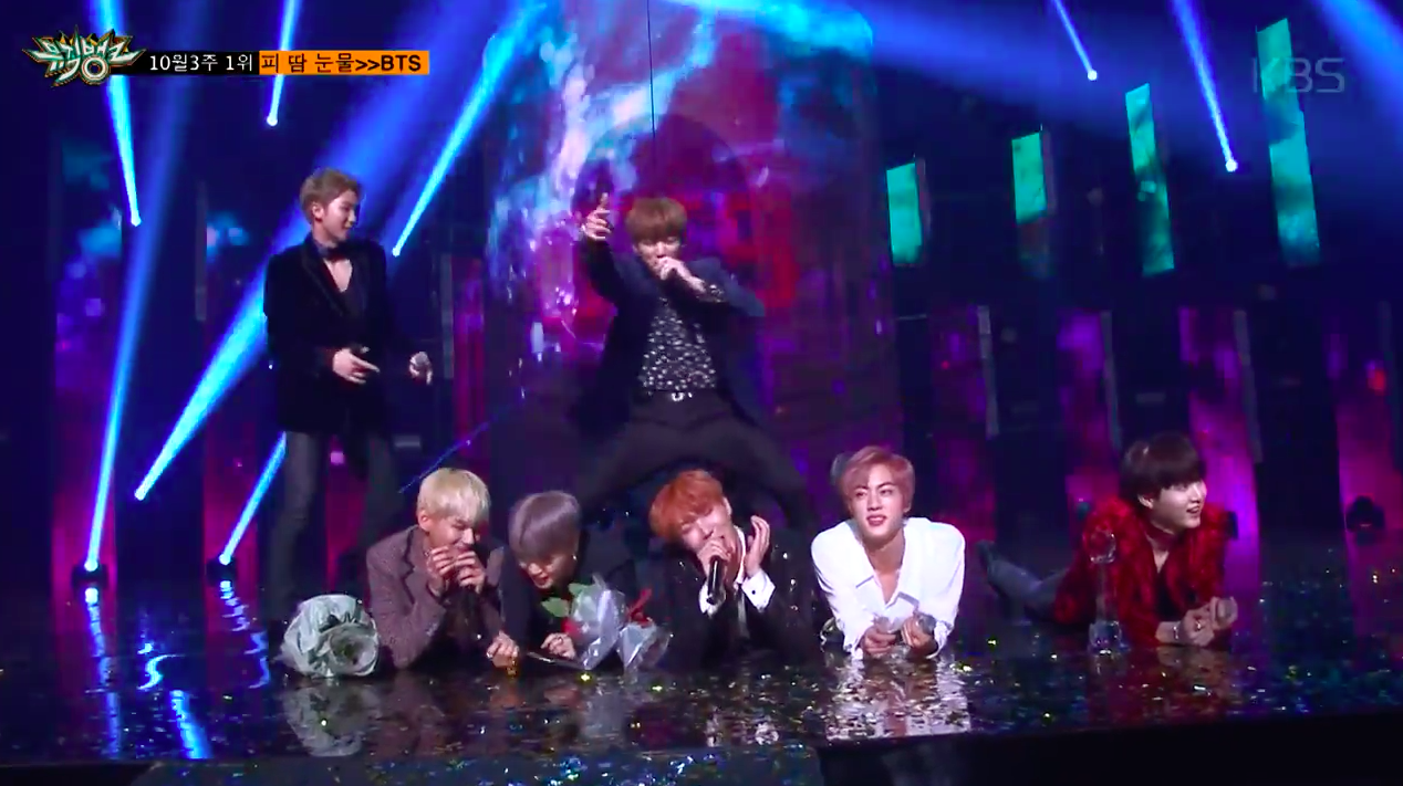 Watch: BTS Shows Off Aegyo And Maknae Jungkook Literally Gets On Top In Full Version Of 'Music Bank' Encore