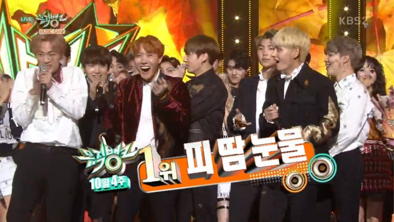 'Music Bank' Responds To Complaints That BTS Winning No. 1 Was Incorrect