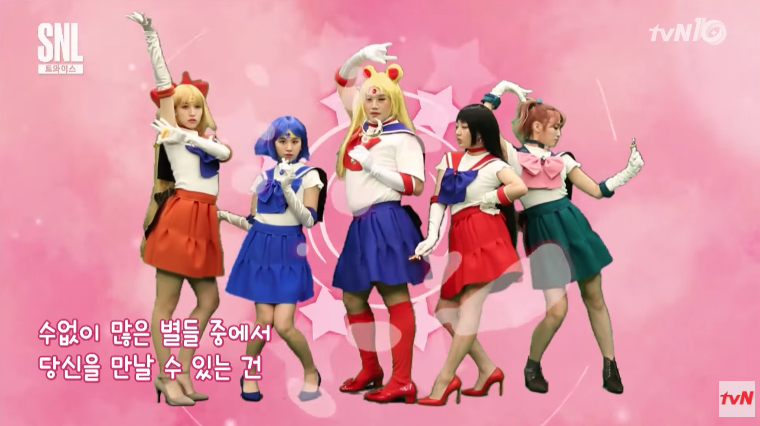 Watch: TWICE Features In Hilarious Sailor Moon Parody MV On 'SNL Korea'