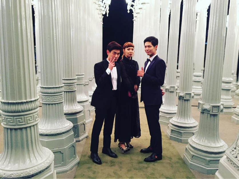 Eric Nam, Sooyoung, And Park Bo Gum Shine Brighter Than Iconic L.A. Background In Photo Together